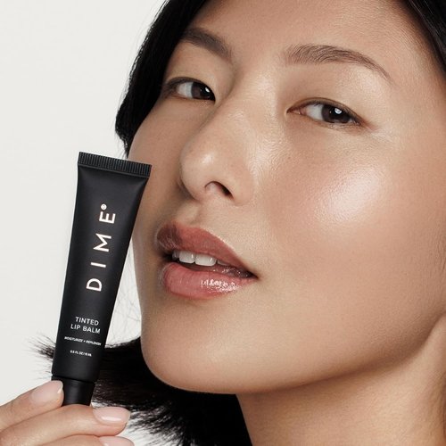 DIME Beauty Tinted Lip Balm - Hydrating Vegan & Cruelty-Free Lip Care in Desert Rose | 0.5 oz / 15 ml