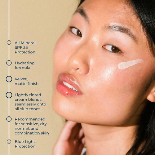 CoTZ Face Moisture Tinted Mineral Sunscreen - Broad Spectrum SPF 35 | 1.5 oz (42.5 g)