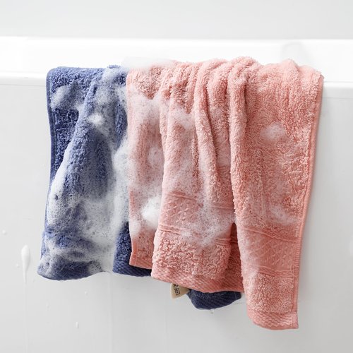 QAJ 6 Pack 100% Cotton Washcloths Set, Highly Absorbent and Soft Feel Fingertip Towels, 13 x 13 in Quick Dry Face Cloths