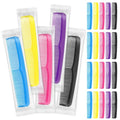 200pcs Plastic Colorful Combs in Bulk, Individually Wrapped, Double Tooth Hair Pocket Comb, for Homeless, Charity, Hotel, Travel, Airbnb, Home, Shelter