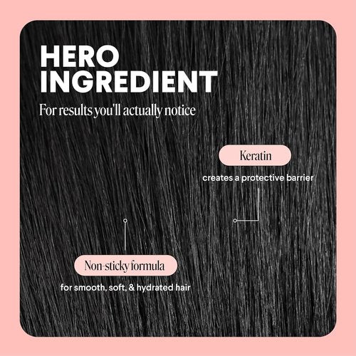 Monday Haircare Smooth Heat Protectant with Keratin - 6 oz for Polished, Frizz-Free Hair | Pack of 2