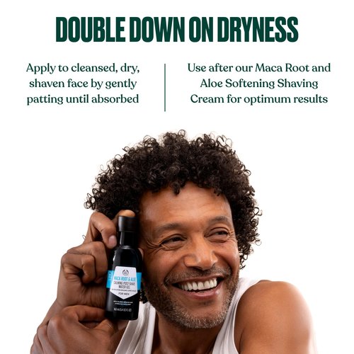 The Body Shop Maca Root & Aloe Post-Shave Water-Gel for Men – Calms & Soothes – Vegan – 5.4 oz