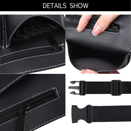 Noverlife Hairdresser Scissor Bag - Professional PU Leather Waist Pouch for Hairstylists | Tool Storage Holster