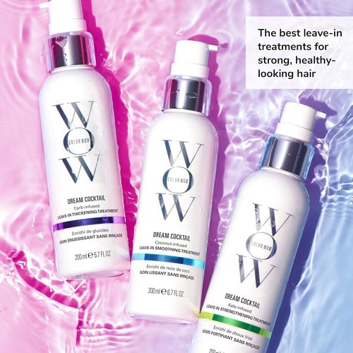 COLOR WOW Dream Cocktail Kale Infused Leave-In Treatment - Reduce Hair Breakage by 50% | Powerful Heat Protectant for Damaged Hair