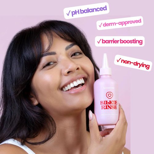 Kiramoon Face Wash - Silkie Rinse Hydrating Cleanser for Dry/Sensitive Skin | Makeup Remover with Ceramides & Squalane