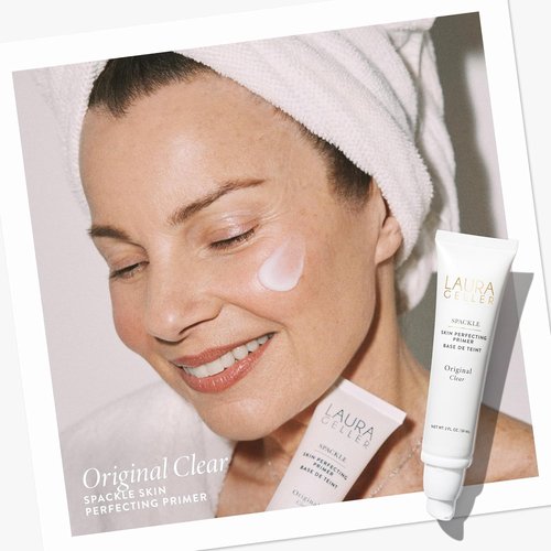 Laura Geller New York Spackle Primer - Original Hyaluronic Acid Formula - Super Size 2 Fl Oz for Mature Skin