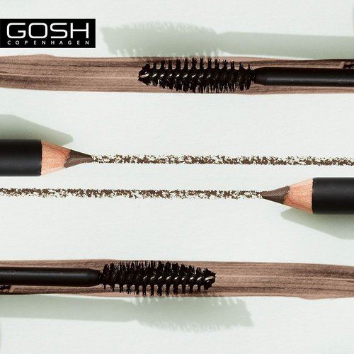 Gosh Eyebrow Pencil - Rich Brown Color for Defined Brows | Long-Lasting Formula