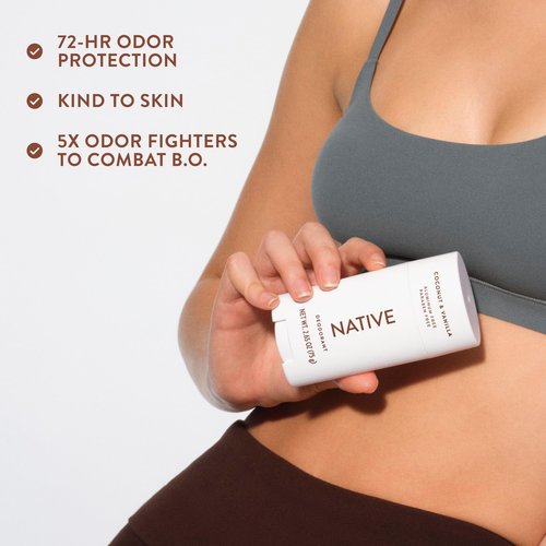 Native Coconut & Vanilla Twin Pack Deodorant Bundle 2 x 2.3 oz