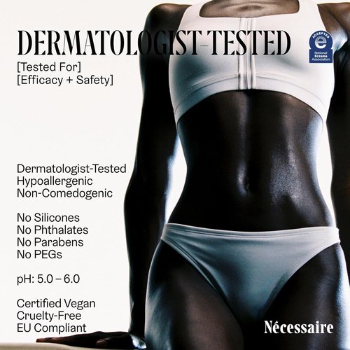 Nécessaire The Body Cream - Rich Barrier Repair With 5% Niacinamide & Ceramides | Fragrance-Free, 200 ml