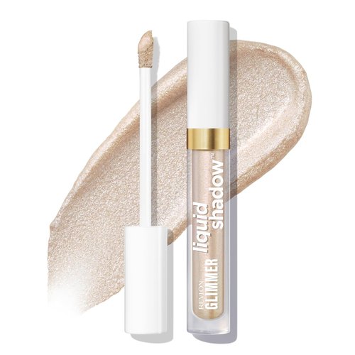REVLON Glimmer Liquid Shadow - Smudge-Proof Shimmer Eyeshadow, Long-Lasting, High Pigment, 206 UFGlo