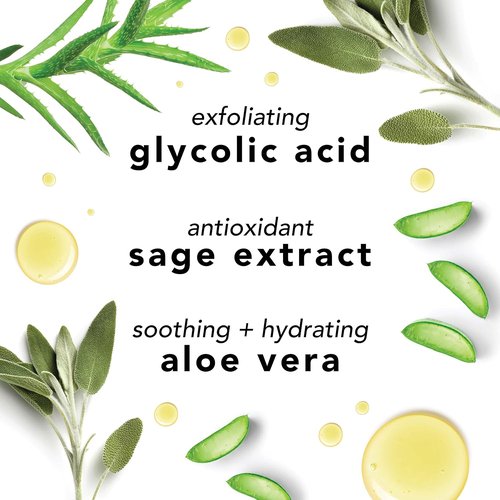 Mario Badescu Glycolic Foaming Cleanser - Exfoliating Face Wash with Glycolic Acid & Aloe Vera for All Skin Types | Evens Skin Tone & Texture