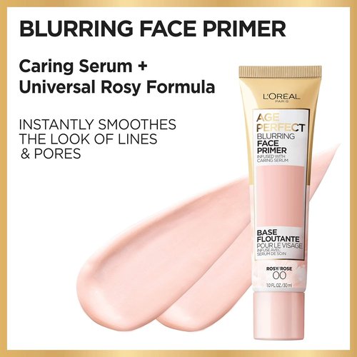 L'Oreal Paris Age Perfect Face Blurring Primer - Smooths Liners & Pores with Caring Serum