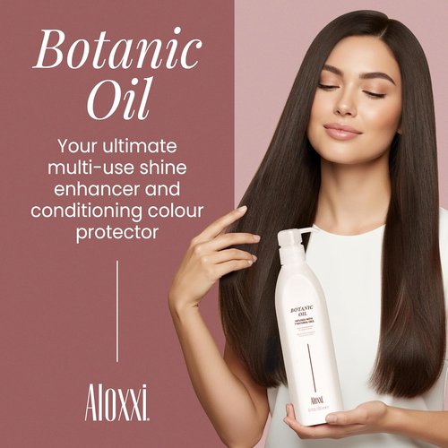 Aloxxi Botanic Oil for Hair & Skin - Deep Conditioning Essential Oil for Shine & Repair - 10.1 Fl Oz