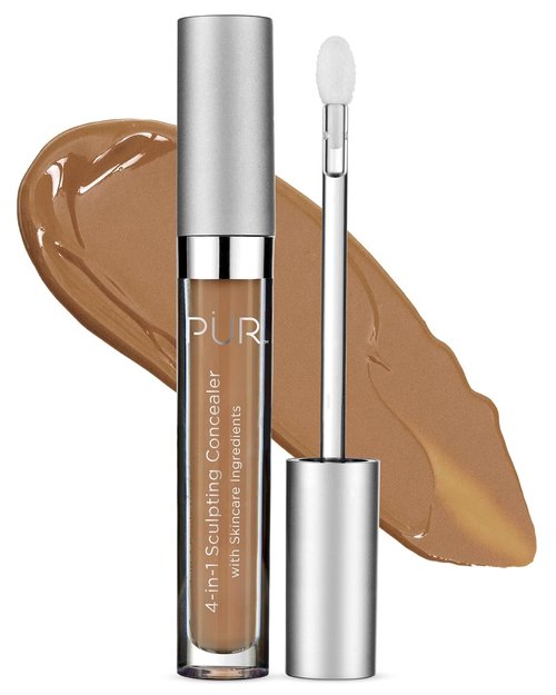 PÜR MINERALS 4-in-1 Sculpting Concealer - Hydrating Makeup for Dark Circles | Medium to Full Coverage