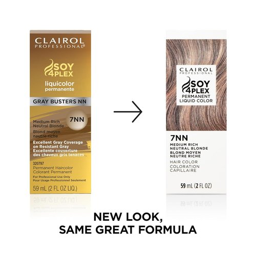 Clairol Professional Permanent Liquicolor - Medium Blonde to Neutral Blonde Hair Color | 100% Gray Coverage