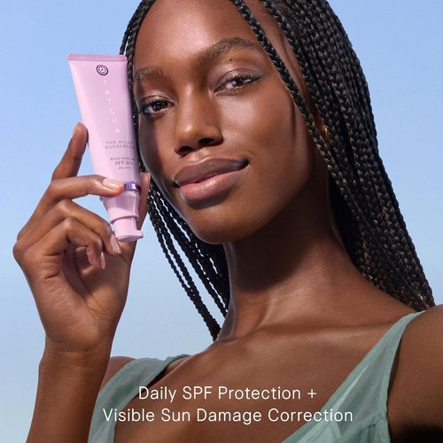 TATCHA Milky Sunscreen - Broad Spectrum SPF 50+ | Lightweight Daily Sun Protection | No White Cast, Ectoin, Vitamin E, Aloe