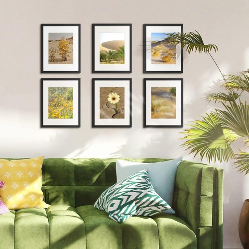 Upsimples 11x14 Picture Frame - Versatile Display for 8x10 Photos with Mat or 11x14 Without Mat - Black, 1 Pack