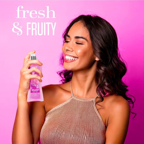 Body Fantasies Cotton Candy Fragrance Body Spray - 8 Fl Oz | Pack of 2 for Sweet All-Day Scent