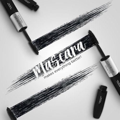 Colorbar Lash Illusion Mascara Duo - Lengthening & Volumizing - Clump-Free, Non-Flaking - Black - 0.27 oz