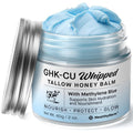 HealthyDerm Copper Peptides GHK-Cu Beef Tallow for Skin: Blue Balm with Methylene Blue, Manuka Honey & Vitamin E – Natural Face and Body Moisturizer for Mature, Dry & Sensitive Skin – 2oz