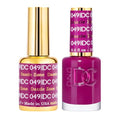 DND DC Gel Polish Set - Purple Collection | UV/LED Gel & Air Dry Nail Lacquer Duo, 0.5 Fl Oz