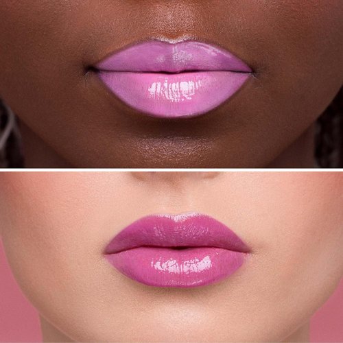 Juvia's Place Smoothie Lip Gloss - Hydrating Pink Velvet Cream Lipgloss | Non-Sticky, High Shine Formula with Cocoa Butter & Chia Oil