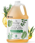 Brittanie's Pure Organic Castile Liquid Olive Oil Soap Refill, Rosemary Peppermint, 1 Gallon | Face, Body Wash, Dishes, Pets & Laundry | Vegan & Gluten Free Non-GMO