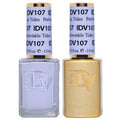DND Gel Polish - Coquette Collection | UV/LED Gel & Air Dry Nail Lacquer Duo - 107 Periwinkle Tides, 0.5 Fl Oz