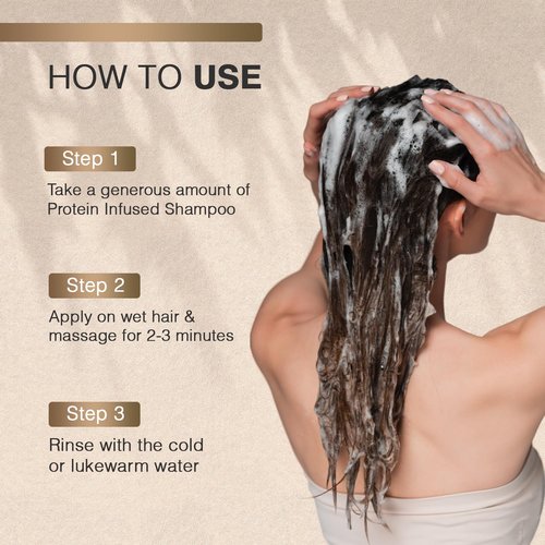 MOEHAIR Protein Infused Shampoo - Anti-Frizz & Moisturizing Formula for All Hair Types | 32 Fl Oz