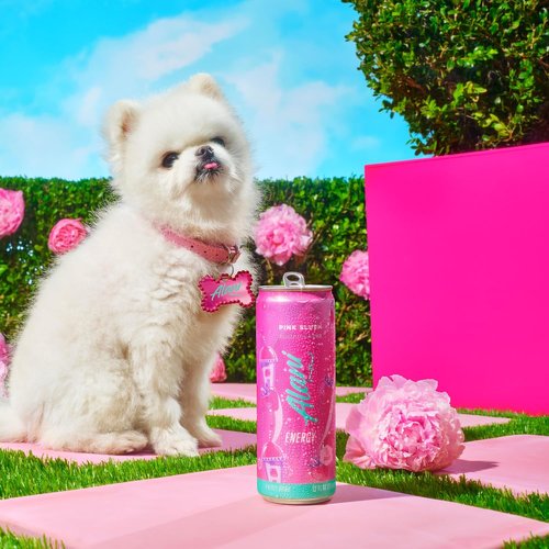 Alani Nu Pink Slush Energy Drinks - Sugar Free, Low Calorie, 200mg Caffeine | 12 Pack of 12 Fl Oz Cans