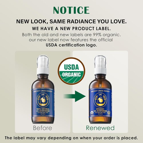 Ancient Greek Remedy Body Oil - Organic Moisturizer for Dry Skin | Nourishing Almond & Lavender Blend - 4 oz