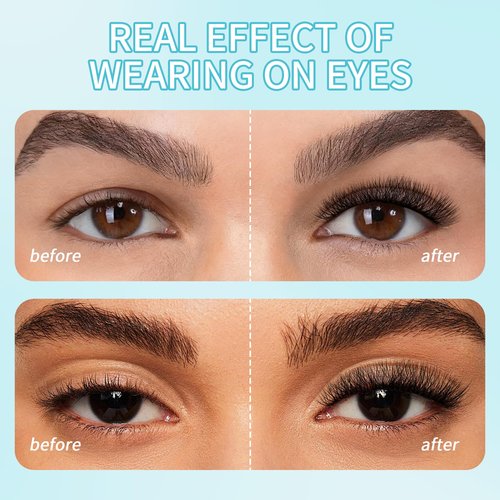 GLAMLASH W Eyelash Extensions 7D Russian Volume Premade Fan Natural Soft Matte Black False Lashes Professional Salon Supplies(7D,0.07,D,13mm)