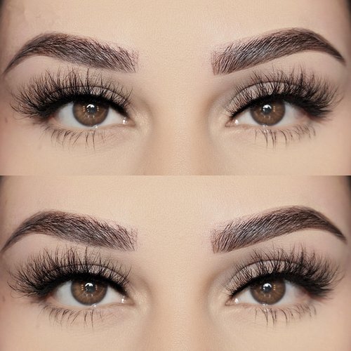 Miss Kiss 6 Pairs Lashes, Cat Eye Natural Look Volume Spike Lash, Soft Fluffy Faux Mink Eyelashes, Wispy Manga Russian C Curl Eye Lash, 3D False Lashes Strip 12 MM