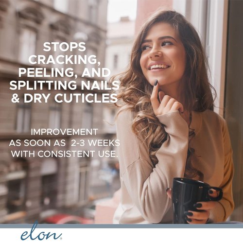 Elon Nail Conditioner - Lanolin-Rich Formula Strengthens Nails & Protects Cuticles | 7.5 g