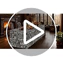 Medieval Brick Stone Wall Tablecloth 6Ft Halloween Castle Table Cover