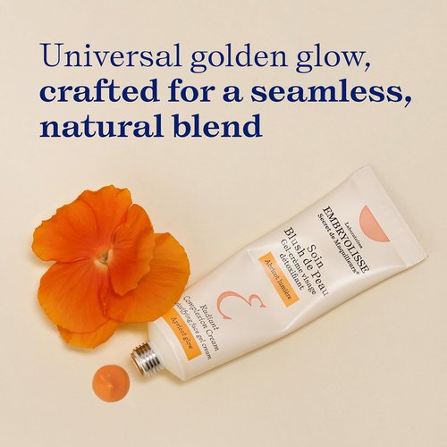 Embryolisse Radiant Complexion Cream - Illuminating Makeup & Moisturizer with Hyaluronic Acid & Shea Butter | 1.01 Fl. Oz.