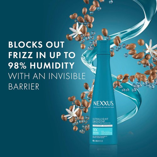 Nexxus Ultralight Smooth Conditioner - Frizz Control for Dry Hair | 13.5 oz with Biomimetic 18-MEA