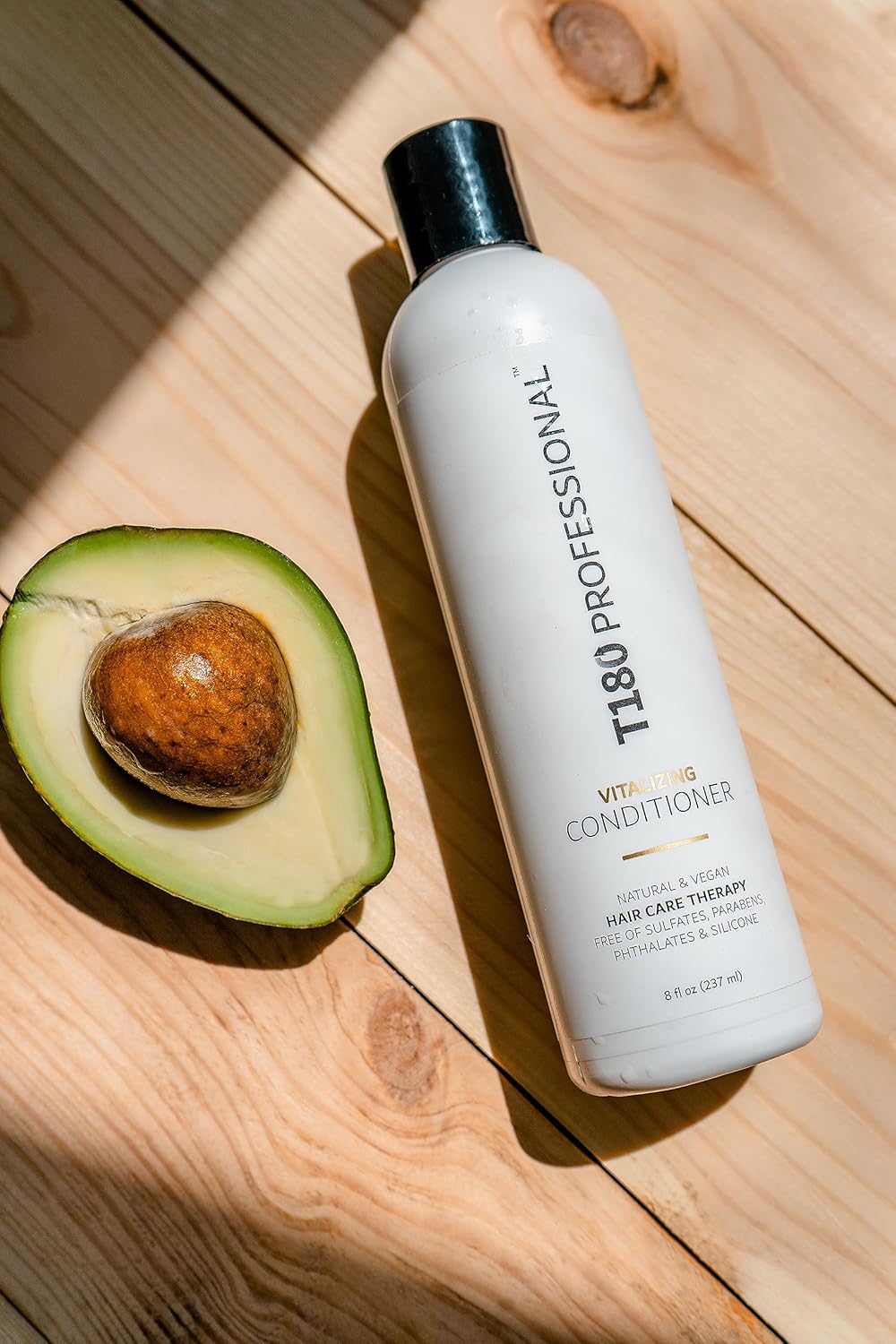 Vitalizing Hair Conditioner - Frizz Control & Deep Moisture for All Hair Types - Vegan, Sulfate-Free - 4 fl oz