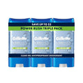 Gillette Antiperspirant and Deodorant for Men, 72hr Sweat & Odor Protection, Long Lasting Freshness, Anti-White Mark Technology, Clear Gel, Power Rush Scent, 3.8 oz (Pack of 3)