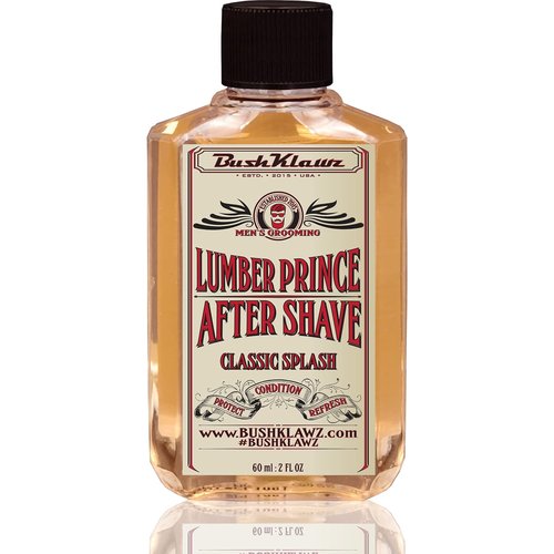 BushKlawz Classic Aftershave Lotion - Refreshing Soothing Balm & Toner Sampler Kit | Travel Size