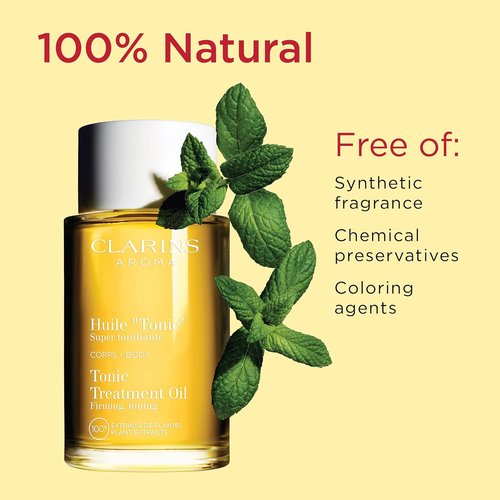 Clarins Tonic Body Treatment Oil & Stretch Mark Expert Bundle | Firming Oil & Cream | Natural Plant Extracts | All Skin Types