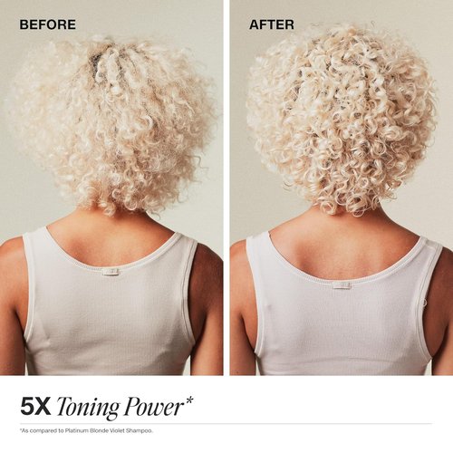 Paul Mitchell Platinum Plus Deep Violet Shampoo - Banish Brass & Intensely Tone Blonde, Highlighted, Gray, or Silver Hair