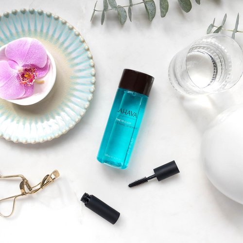 AHAVA Eye Make-Up Remover - Bi-Phased Formula Lifts Waterproof Makeup, Smooths Skin | 4.2 Fl. Oz