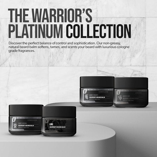 Beard Struggle Warrior’s Beard Balm - Non-Greasy, Low-Hold Formula with Luxurious Cologne-Grade Fragrance | 50g