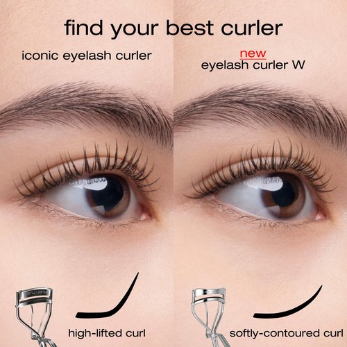 Shu Uemura New Eyelash Curler W, Double Edge Eyelash Curler for a Smoothly Sculpted curl in one Squeeze - Includes Silicone Replacement Pad