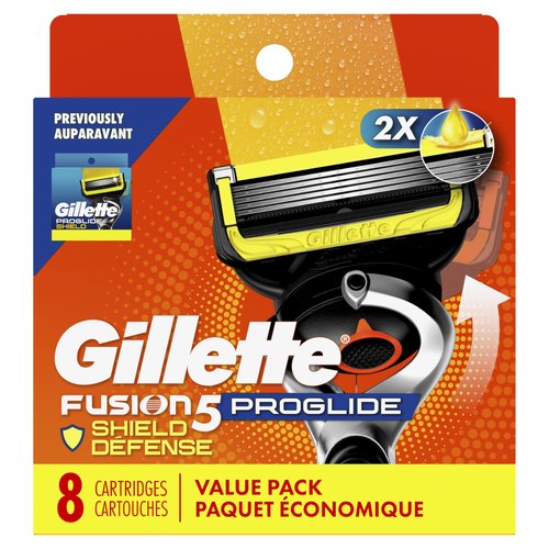 Gillette ProGlide Shield Razor Refills for Men, 8 Blade Refills