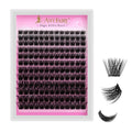 AnyFairy Lash Clusters 8-18mm Wispy Eyelash Clusters 144pcs Cluster Lashes DIY Individual Lashes Clusters with Soft Thin Band for Self Use,Beginner-Friendly(Sylph-774)