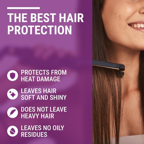 NEATLY Leave-In Keratin Heat Protectant Spray - Nourishing Frizz Control for Dry, Damaged Hair | 8.5 Oz