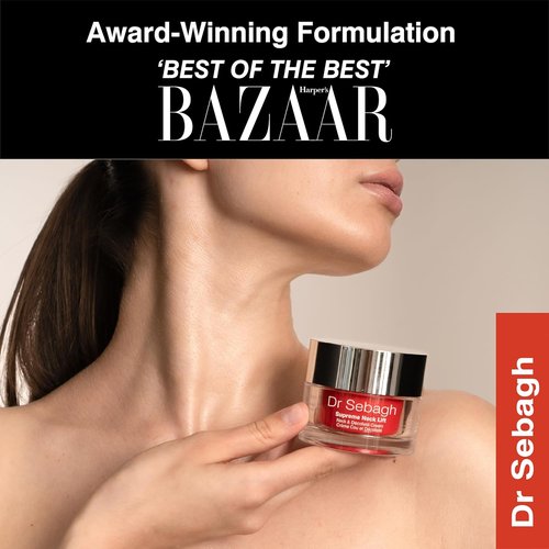 Dr Sebagh Supreme Neck Lift - Firming & Rejuvenating Neck Cream for Wrinkles | 1.7 fl oz - Smooth & Restore Elasticity