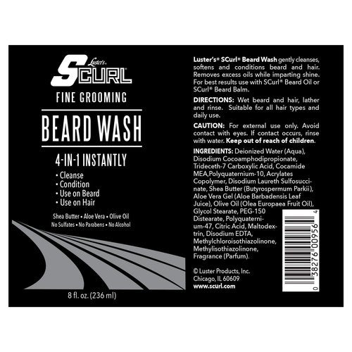 Luster's SCurl Beard Wash